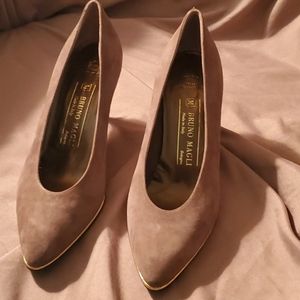 Bruno Magli suede heels